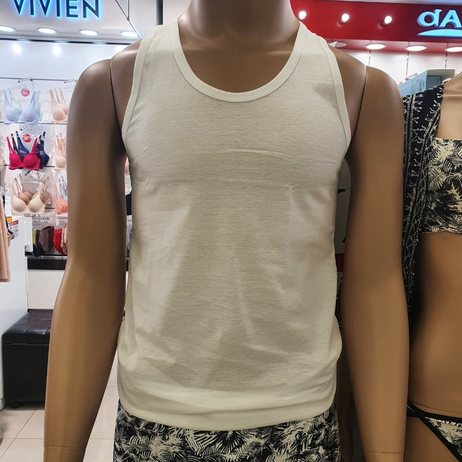 댑 [남성 기본 40수 면100% 면실켓 흰색런닝 90에서110까지]2001부평점