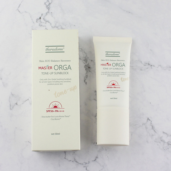 [본사] 쎄라덤 마스터 오가 톤업 썬블럭 50g SPF50+ PA++++, 1개, 50ml