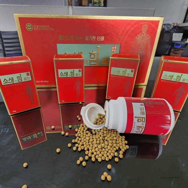 소생의힘 골드 70gx4병(280g) 보스웰리아추출물 오갈피나무뿌리 솔잎 쇠무릎 천궁 참당귀 홍화씨, 4개, 70g