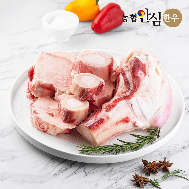 농협안심한우 내산 한우 사골잡뼈 보신용, 1개, 4kg