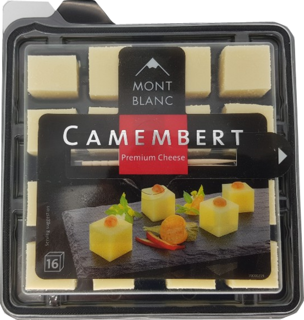 몽블랑 까망베르 치즈 큐브, 100g, 1개