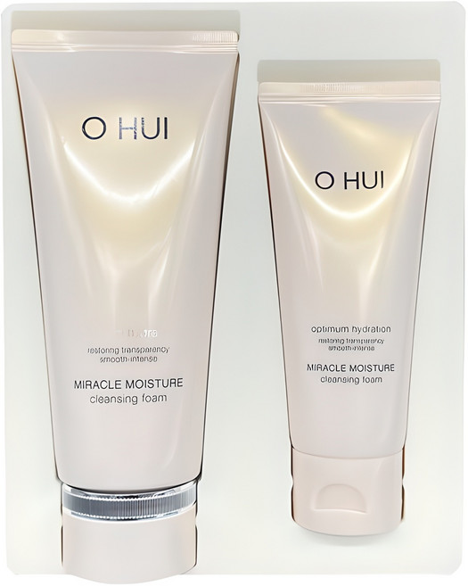 오휘 미라클 모이스처 클렌징 폼 300ml 세트, 1개