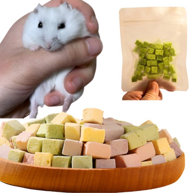 햄스터 이갈이 간식 두부 브로콜리맛, 1세트, 10g