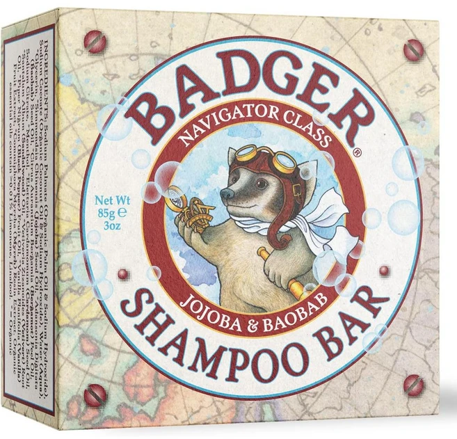 Badger 뱃저 샴푸 바+호호바 앤 바오밥, 2개, 85g - 쿠팡
