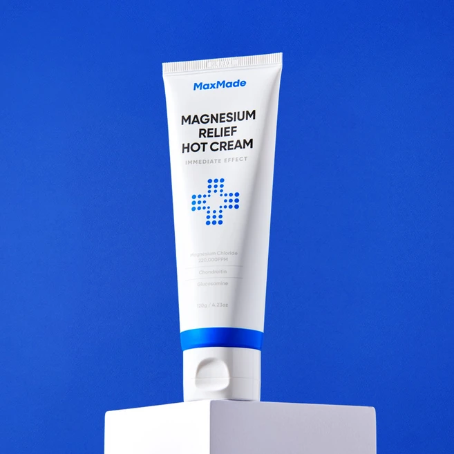 맥스메이드 마그네슘 릴리프 핫 크림 글루코사민 발열 크림 바그네슘 120ml, 1개, 120g - 쿠팡