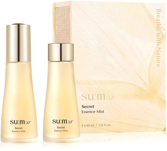 숨37도 시크릿 에센스 미스트 + 리필, 60ml, 2개