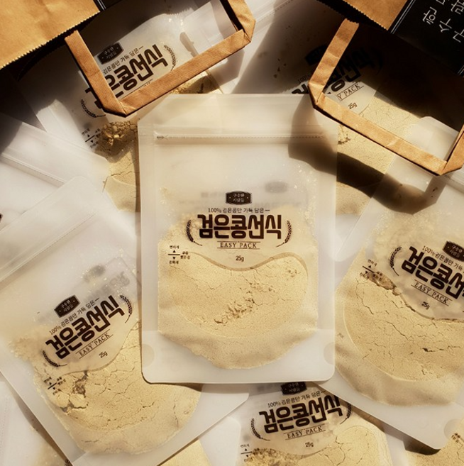 구수한 사람들 국산 검은콩 서리태 쉐이크 10팩, 25g, 1세트
