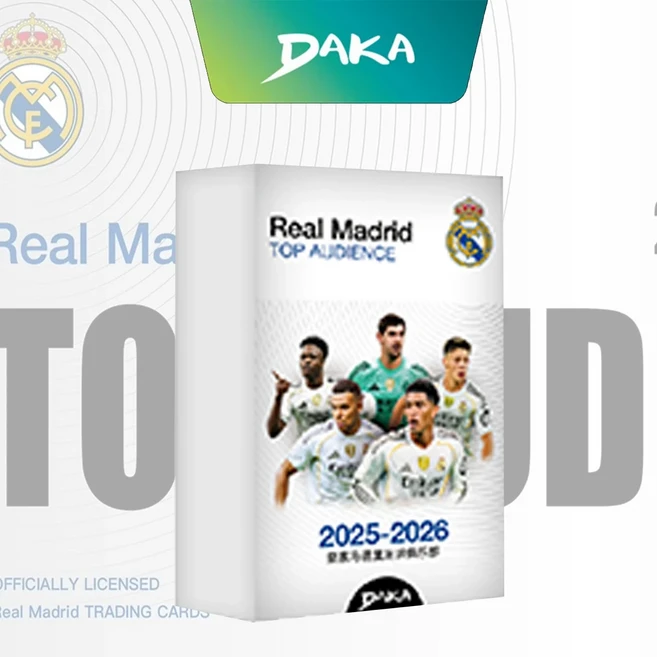 정품 다카 2025-26 탑 오디언스 시리즈 2 축구 스타 컬렉션 카드 사인 카드 축구 클럽 공식 박스 선물, 07 1 box 24 cards