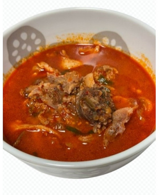 [강창구찹쌀진순대] 얼큰한국물에담긴진한풍미 찹쌀진순대국 냄비에그대로붓고끓이면완성 한끼식사 술안주 해장용, 2개, 600g