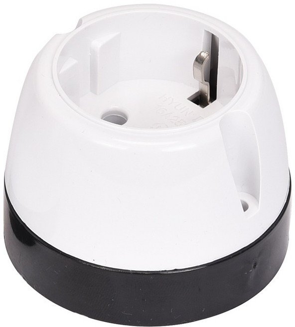 현대일렉트릭 접지 노출 1구 콘센트 나사타입, 5개