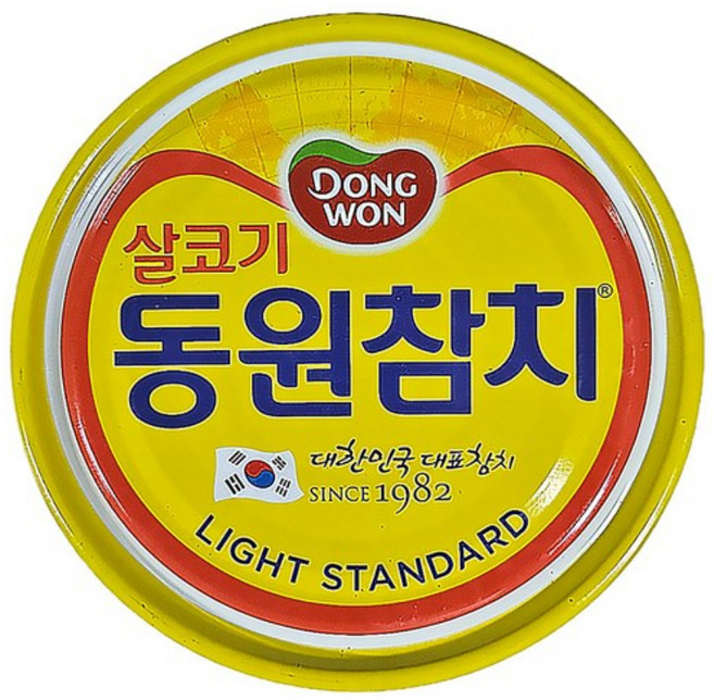 동원 라이트 스탠다드 참치, 200g, 18개