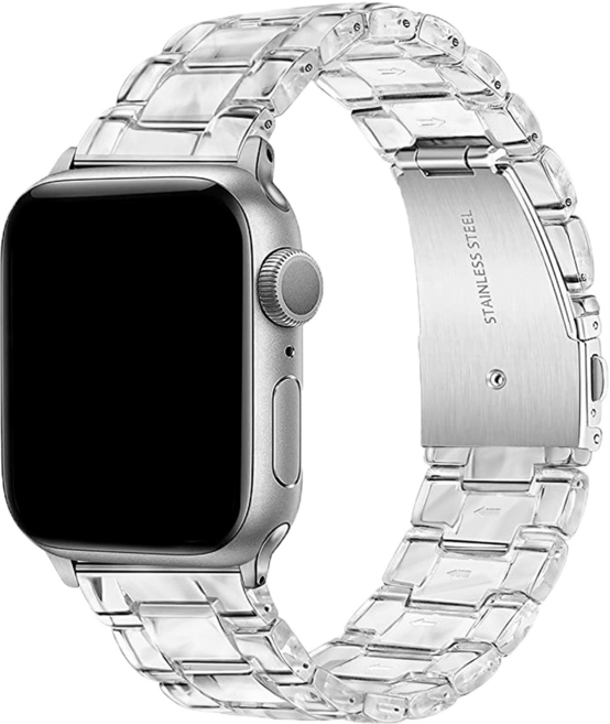 모할랩 애플워치 호환 아크릴 스트랩, 01 투명