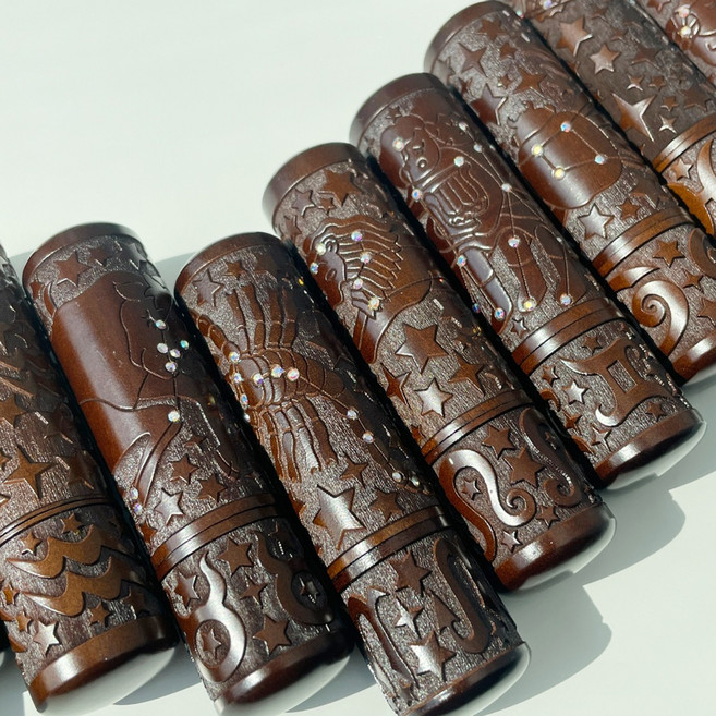 12가지 별자리 벽조목도장 6푼 고급인감도장, 1개, 사수자리