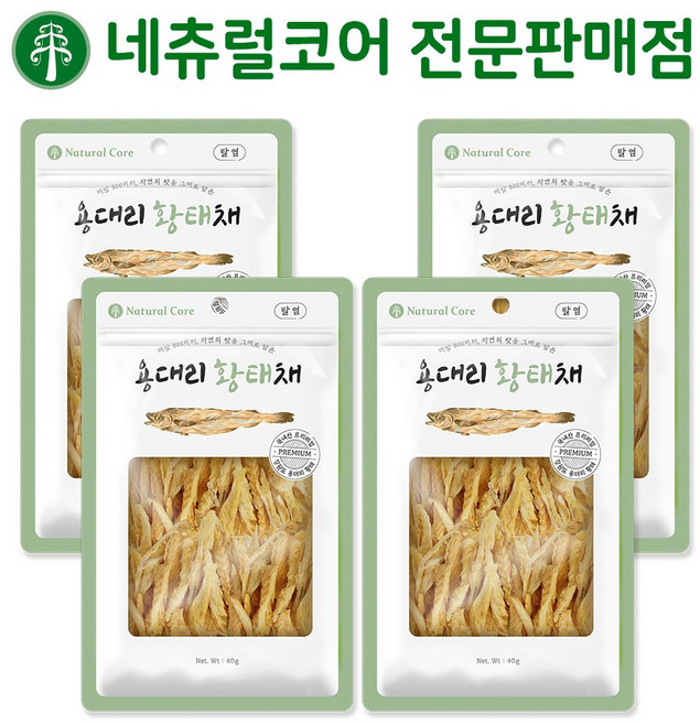 네츄럴코어 용대리 황태채, 4개, 40g