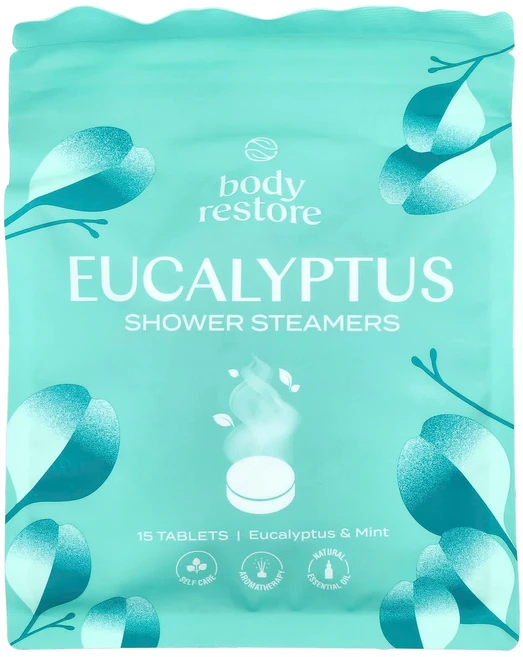 바디 리스토어 샤워 스티머 유칼립투스 향 15정 386ml ODY-31301, 1 - 쿠팡