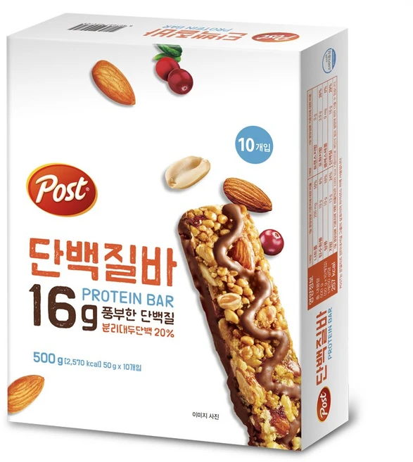 포스트 단백질바, 50g, 10개 - 쿠팡
