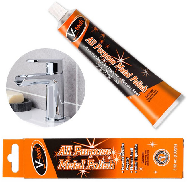 브이텍 금속 광택제 VT-550 100g 바이탈솔 세척 광택 발수
