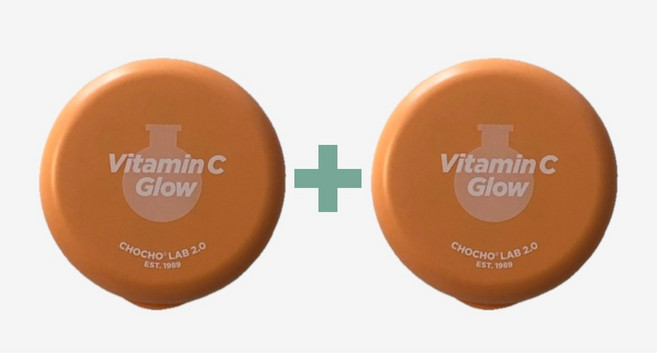 초초스랩2.0 비타민씨 밀착 글로우 쿠션 10g, 1+1 자연스러운베이지, 1개