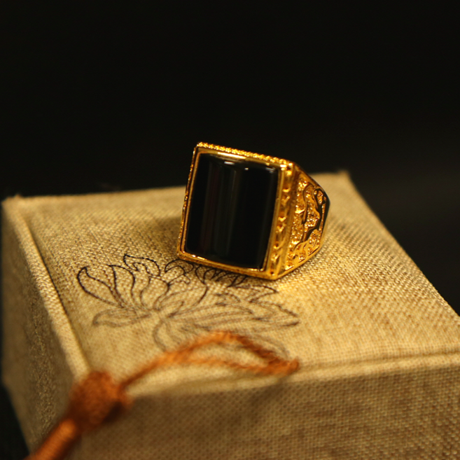 부자되고 성공하는 남자반지 불교반지 도금반지 두꺼운반지 큰반지 멋진반지 18k컬러 특수 도금