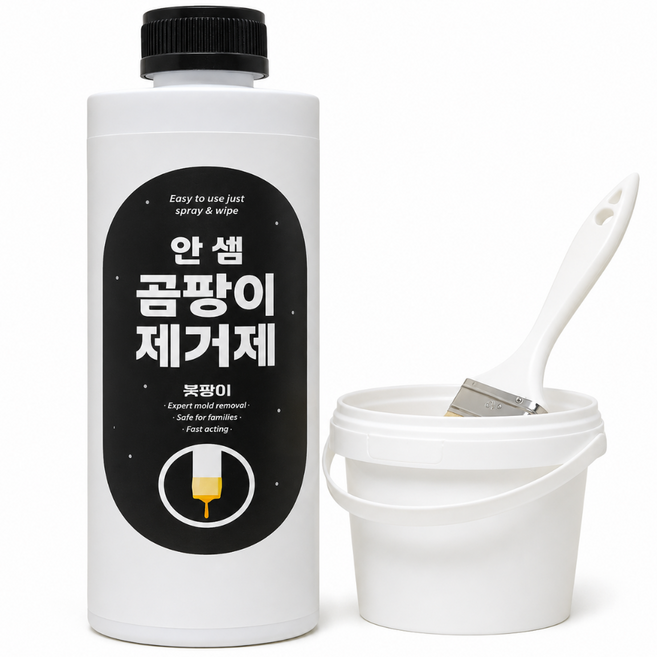 안셈 바르는 곰팡이제거제 겔타입 욕실 실리콘 벽지 500g, 1개