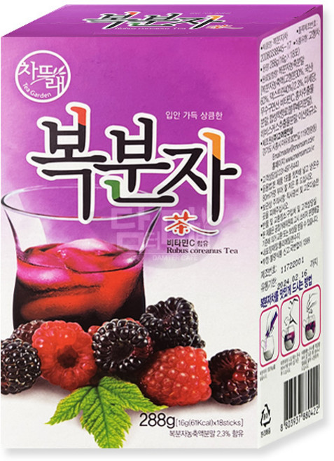 차뜨래 복분자차 18스틱, 16g, 18개입, 1개