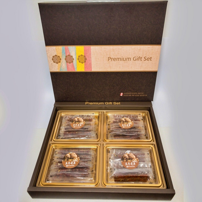 호두육포 선물세트 (4개입), 1개, 420g