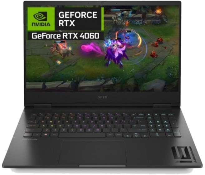 HP 2024 오멘 16 코어i5 인텔 13세대 지포스 RTX 4060, Shadow Black, 512GB, 32GB, WIN11 Home, 16-wf0268TX