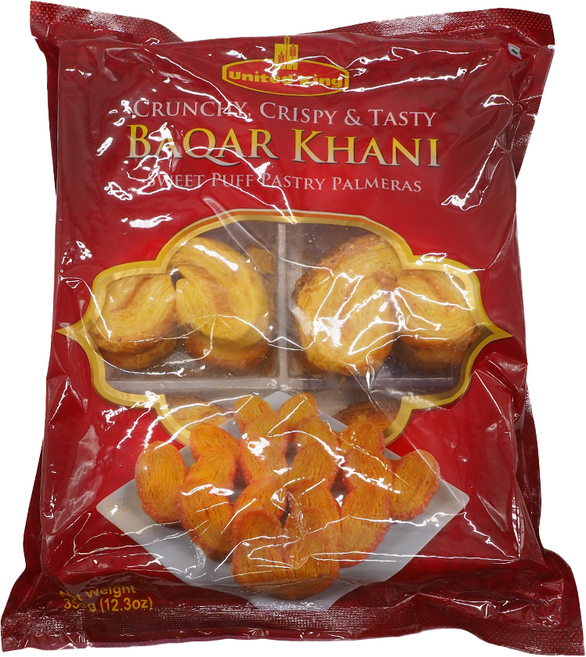 UNITED KING Baqar Khani (Sweet Puff Pastry) 350g 바콸 카니 페스츄리, 1개