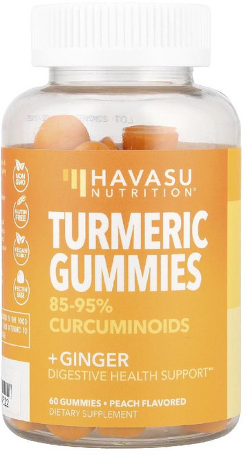 Havasu Nutrition 강황 생강 구미 복숭아 60개, 1개, 1개