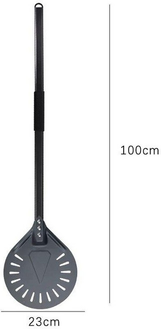 오븐 삽 대형 오븐삽 주걱 피자삽 스패치 업소용 주걱형, 1개, 9인치 긴 손잡이 플립 피자삽