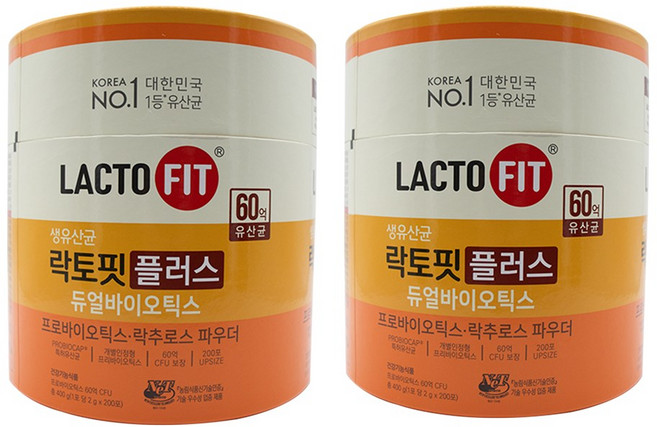 락토핏 플러스 듀얼바이오틱스, 2g, 400개