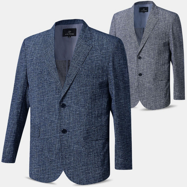 남성 여름 쿨 보카시 콤비 자켓 마이 YCO05 중년