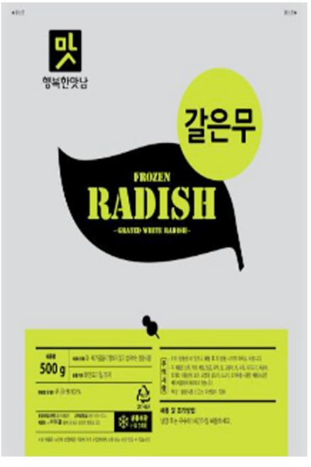 아워홈 갈은무 500g (냉동) 국수고명 메밀소바 메밀면 고명, 1개