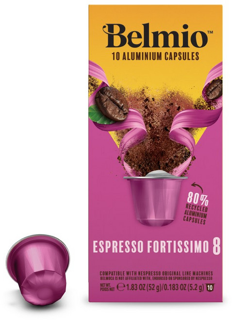 벨미오 에스프레소 포르티시모 캡슐커피 네스프레소 호환캡슐, 5.2g, 1세트, 10개입