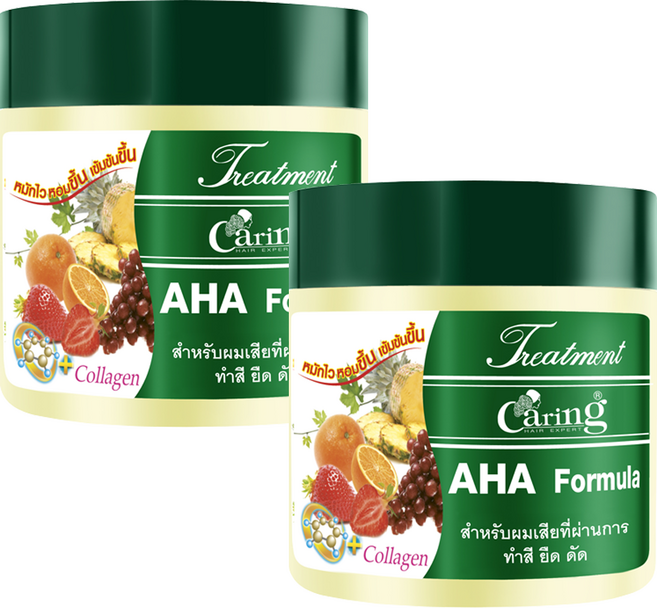 케어링 아하 포뮬라 헤어 트리트먼트, 250ml, 2개