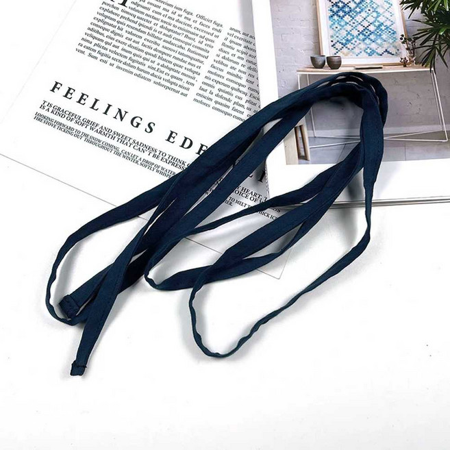 여성원피스 허리끈 벨트 셔츠 솔리드 린넨 밴딩 조임리본 스트랩 허리띠