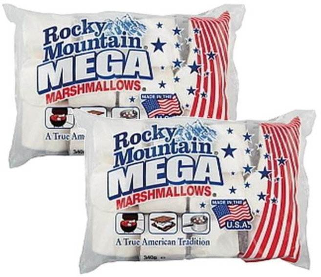 Rocky Mountain 메가 마시멜로 바베큐 핫초코 쫀득쿠키 스모어쿠키용 340g 2개, 2세트, 680g
