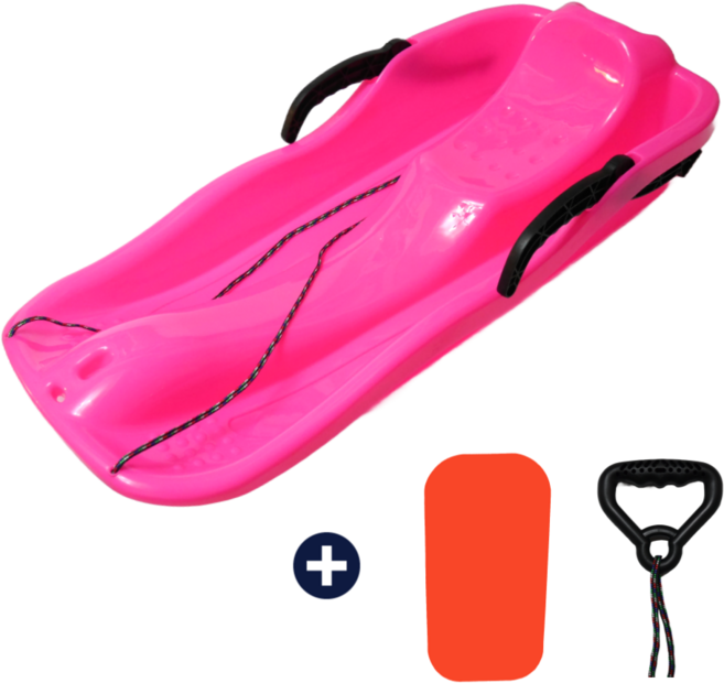 눈썰매 무독성 고강도 어린이 갯벌 썰매 핑크색, 1개