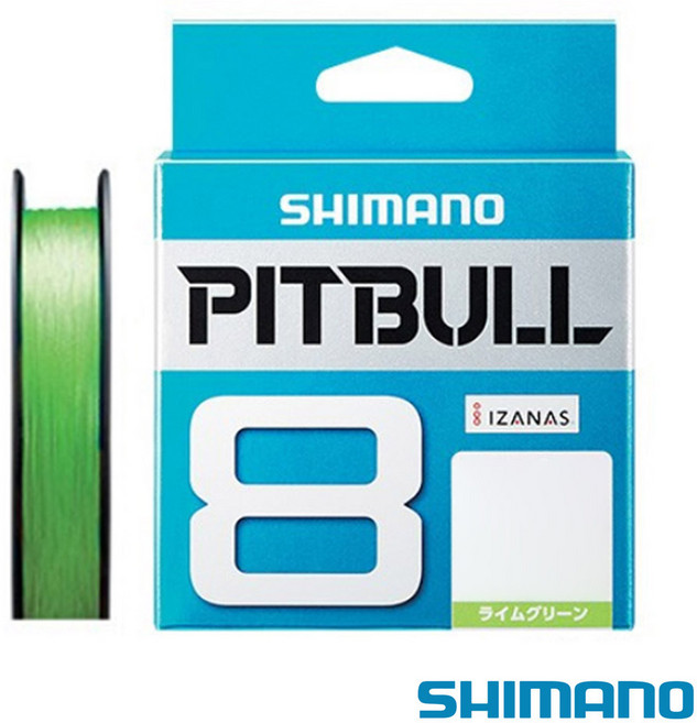 시마노 핏불 8 PE 라인 200m라임그린 1.5호, 단품, 1개