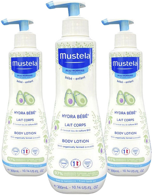 무스텔라 하이드라 키즈 바디로션, 300ml, 3개