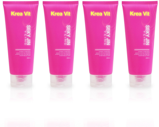 크레아비트 섹시진 와이싱 여러개 구입 헹구지 않는 모발 영양제 헤어 세럼, 4개, 200ml