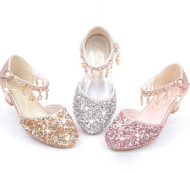 앨리홈 티아라샤인플랫 아기 여아 공주 구두 신발 플랫