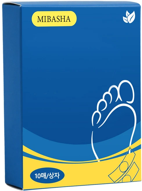 [국내배송/당일출고]MIBASHA 발바닥 전용 패드 편안한 지지 피로 완화 장시간 서기 운동 후 케어 부드러운 착용감 8p, 7ml, 1개, 10개입 - 쿠팡
