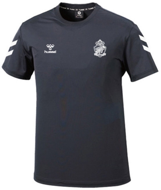험멜 경남 FC 화이트마크 반팔 티셔츠 HM-7190-1 블랙
