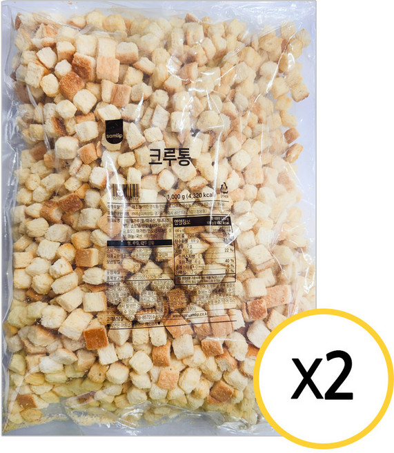 삼립 크루통 1KG, 2개