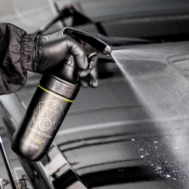 [루나틱폴리시] 더 루나왁스 익스트림 불스원 차량용 고광택 물왁스 500ml, 루나익스트림 500ml+초섬세모광택타월, 1