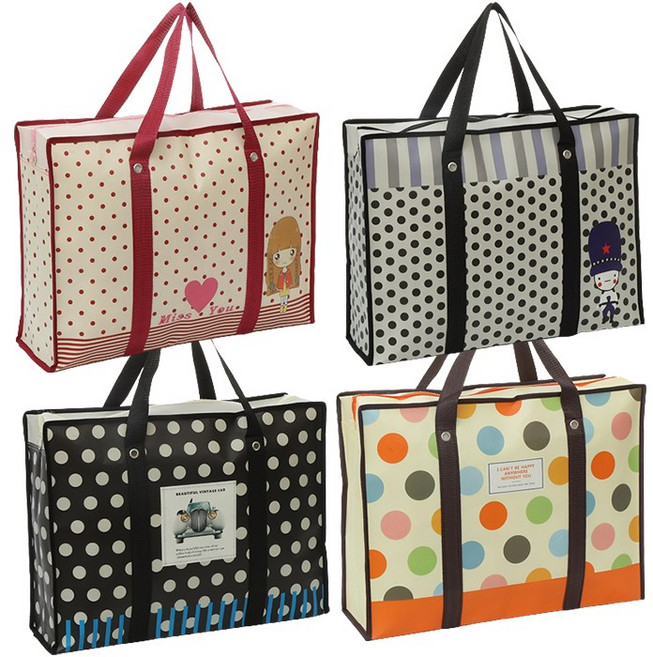 타포린백 부직포백 타포린가방 부직포가방 보조가방 이불가방 여행가방 도시락가방, 중형C4.마카롱