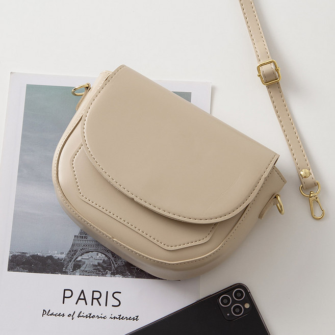 엔도르시 여성용 히든포켓 하프문 크로스백 EBA061