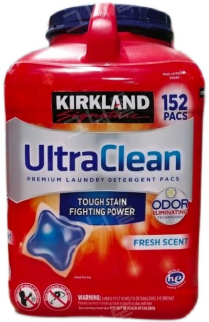 커클랜드 울트라클린 캡슐 세탁세제 코스트코 미국 직수입, 1개