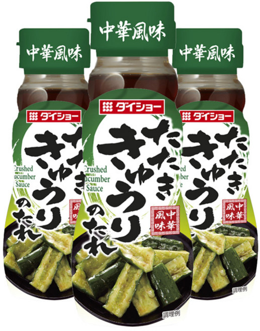 다이쇼 오이 탕탕이 중화요리풍 양념, 3개, 150ml